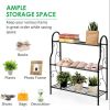 3-Tier Scrollwork Designed Metal Plant Stand