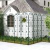 2 Pack 86.5 x 20 Inches Metal Garden Trellis for Climbing Plants