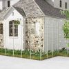 2 Pack 86.5 x 20 Inches Metal Garden Trellis for Climbing Plants