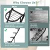 5 Tier Metal Plant Stand with Hanging Hook for Multiple Plants