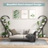 5 Tier Metal Plant Stand with Hanging Hook for Multiple Plants